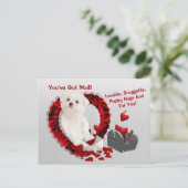 Het Maltese Jong u heeft de Omhelzingen Valentijn Feestdagenkaart (Staand voorkant)