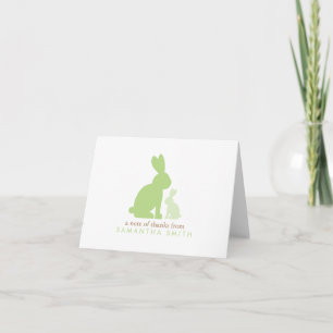 Het mamma en het Groene Baby shower van de Bedankkaart