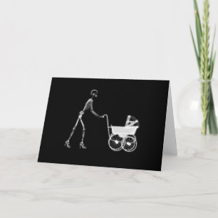 Het Mamma & het Baby van het Skelet van de Kaart