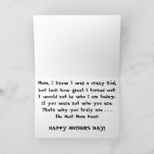 Het mamma, u is het beste. kaart (Binnen)