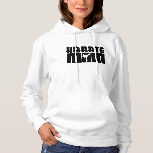 Het Mamma van de karate Hoodie (Voorkant)