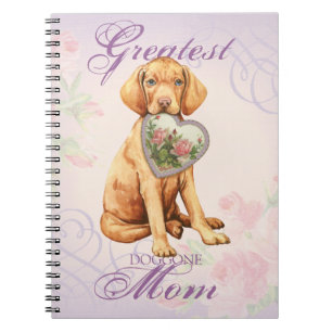 Het Mamma van het Hart van Vizsla Notitieboek