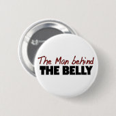 Het Man achter de buik Ronde Button 5,7 Cm (Voorkant /achterkant)