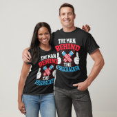 Het Man achter de Firecracker New Dad 4 juli T-shirt (Unisex)