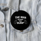 Het Man achter de pomp Ronde Button 4,0 Cm (In situ)