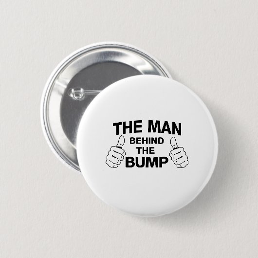 Het Man achter de pomp Ronde Button 5,7 Cm (Voorkant /achterkant)