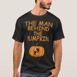 het man achter de pompoen t-shirt