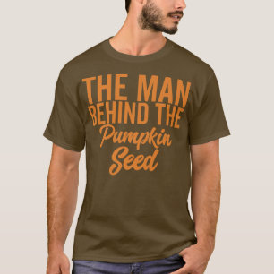 Het Man achter de pompoenen met heupen T-shirt