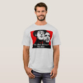 Het Man achter het Man - Saul Alinsky T-shirt (Voorkant volledig)