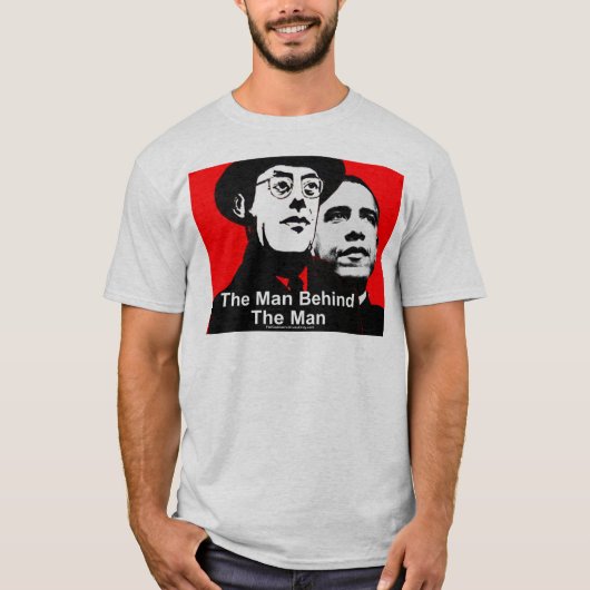 Het Man achter het Man - Saul Alinsky T-shirt (Voorkant)