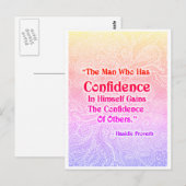 Het Man dat heeft - Positieve quotes Briefkaart (Voorkant / Achterkant)