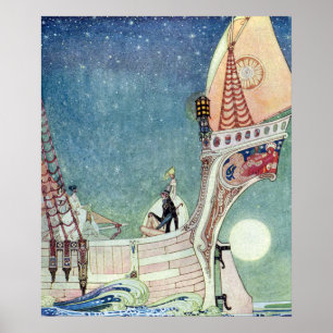 Het Man dat nooit lacht door Kay Nielsen Poster