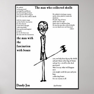 Het Man dat Skulls heeft verzameld Poster