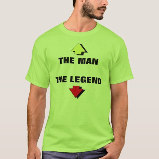 HET MAN DE LEGEND T-SHIRT (Voorkant)