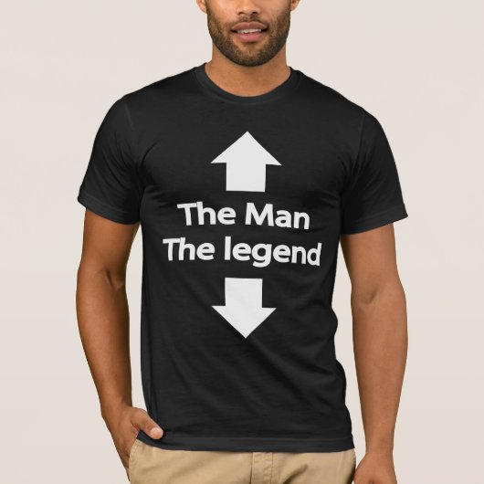 Het Man De Legende T-shirt (Voorkant)
