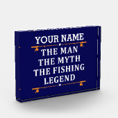 Het Man de Mmythe de Geviste Legend personaliseerd Fotoblokken (Links)