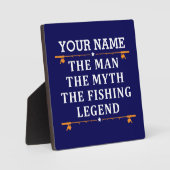 Het Man de Mmythe de Geviste Legend personaliseerd Fotoplaat (Voorkant)