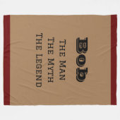 Het Man De Mmythe de Legende Fleece Deken (Voorkant (Horizontaal))