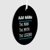 Het Man De Mmythe de Legende Ornament (voorkant)