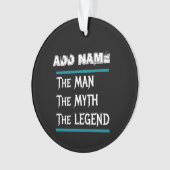 Het Man De Mmythe de Legende Ornament (voorkant)