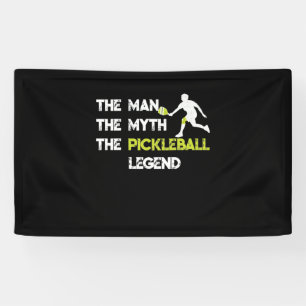 Het Man De Myth De Pickleball Legend Spandoek