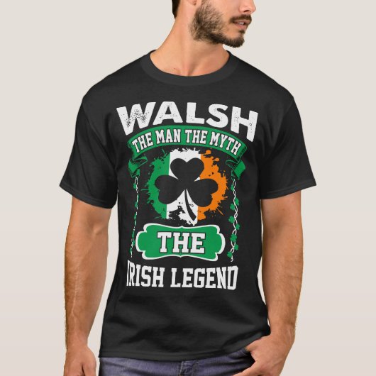 Het Man De Myth Irish Legend St Patricks T-shirt (Voorkant)
