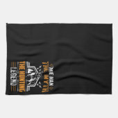 Het Man, de mythe, de jachtleger, de deer Cabin Theedoek (Horizontaal)