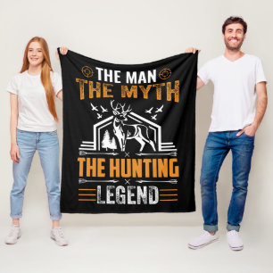 Het Man, de mythe, de jachtleger - Deer Cabin Fleece Deken