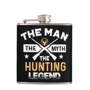 Het Man de mythe de jachtleger Heupfles