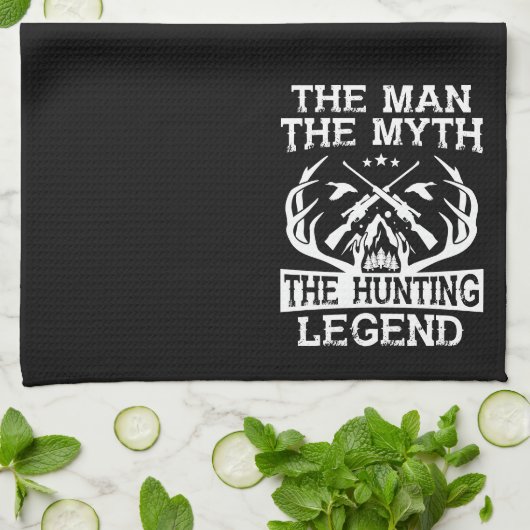 Het Man de mythe de jachtleger - kamp Theedoek (Gevouwen)