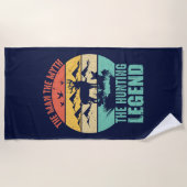 Het Man - de mythe - de jachtleger Strandlaken (Voorkant)