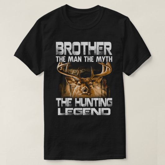 Het Man de mythe de jachtleger T-shirt (Design voorkant)