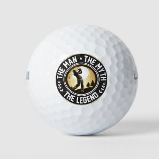 Het Man de mythe de Legend Golf valt Golfballen