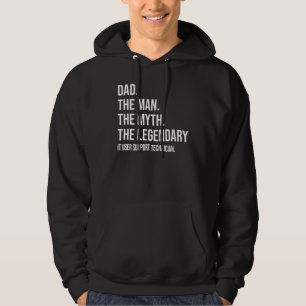 Het Man De mythe De legendarische IT user support Hoodie