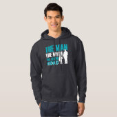 Het Man de mythe de legende #dad Hoodie (Voorkant volledig)
