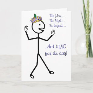 Het Man De mythe De legende - Happy Vaderdag Kaart