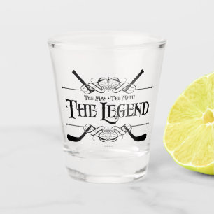 Het Man, de mythe, de Legende (hockey) Shot Glas