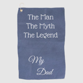 Het Man, de mythe, de legende.. Mijn vader Golfhanddoek