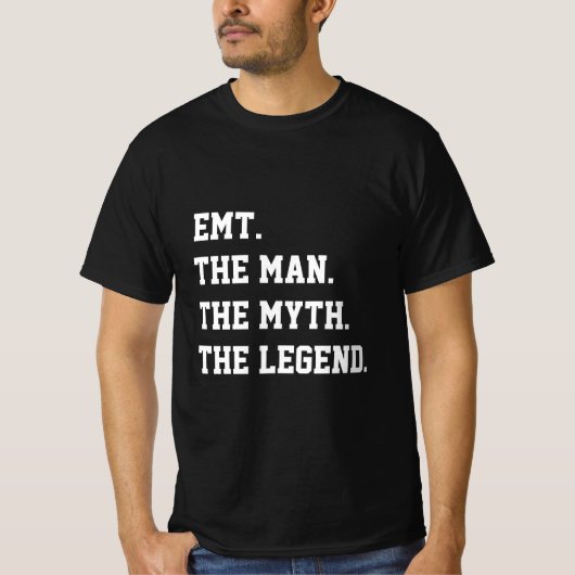 Het Man de mythe de legende T-shirt (Voorkant)