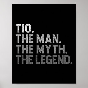 Het Man De mythe De legende Vaderdag Funny Poster