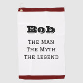 Het Man de mythe en de legendarische persoon Golfhanddoek (Voorkant)