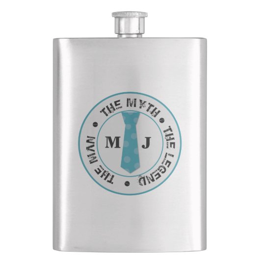 Het man de mythe van de legende gepersonaliseerde flacon (Voorkant)