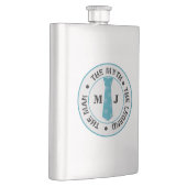 Het man de mythe van de legende gepersonaliseerde flacon (Rechts)