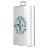 Het man de mythe van de legende gepersonaliseerde flacon (Links)