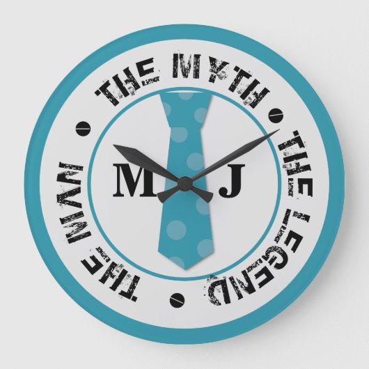 Het man de mythe van de legende gepersonaliseerde grote klok (Voorkant)