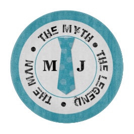 Het man de mythe van de legende gepersonaliseerde  snijplank