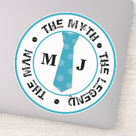 Het man de mythe van de legende gepersonaliseerde  sticker