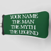 Het man de mythe van de legende golfafdekking golfheadcover (Voorkant)