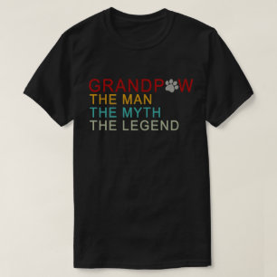 het man de mythe van de legende opgraven t-shirt