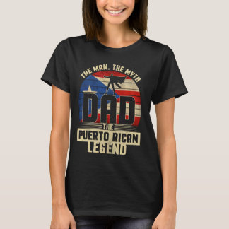 Het Man De mythe van de Puerto Ricaanse legende Da T-shirt